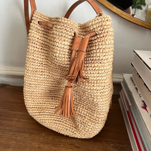 Straw Bucket Bag - Picture 4 of 4